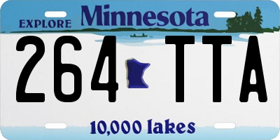 MN license plate 264TTA