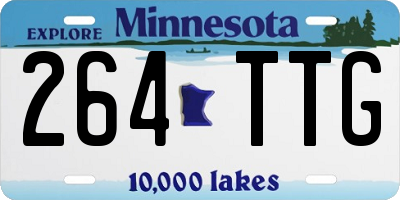 MN license plate 264TTG