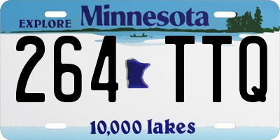 MN license plate 264TTQ