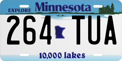 MN license plate 264TUA