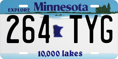MN license plate 264TYG