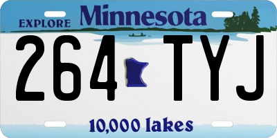 MN license plate 264TYJ
