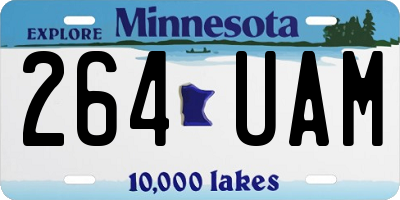 MN license plate 264UAM