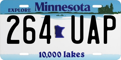 MN license plate 264UAP