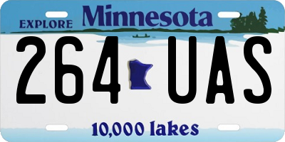MN license plate 264UAS