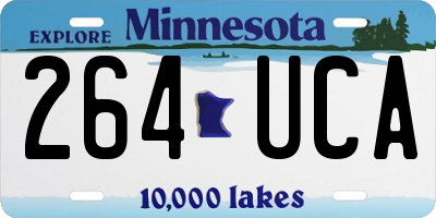 MN license plate 264UCA