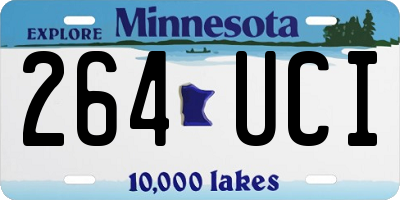 MN license plate 264UCI