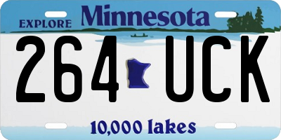 MN license plate 264UCK