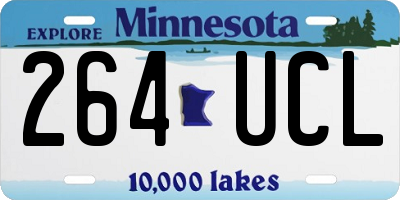 MN license plate 264UCL