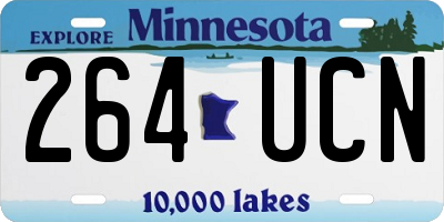 MN license plate 264UCN