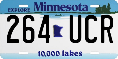 MN license plate 264UCR