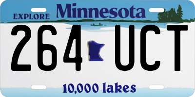 MN license plate 264UCT