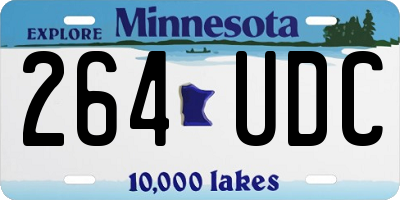 MN license plate 264UDC