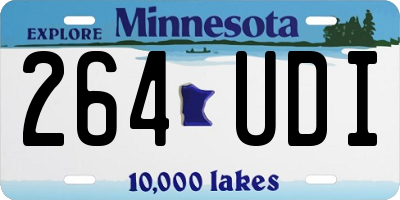 MN license plate 264UDI