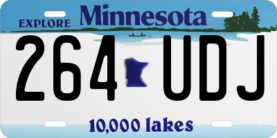 MN license plate 264UDJ
