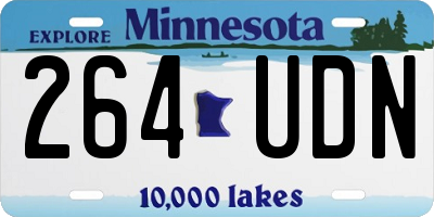 MN license plate 264UDN