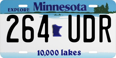 MN license plate 264UDR