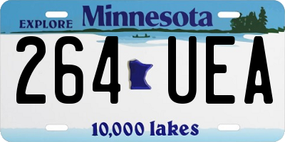 MN license plate 264UEA