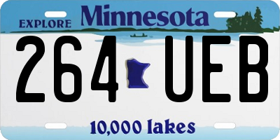 MN license plate 264UEB