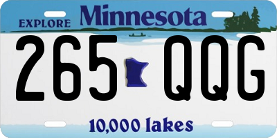 MN license plate 265QQG