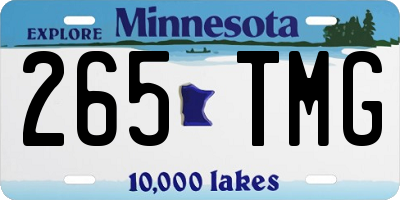 MN license plate 265TMG