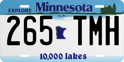 MN license plate 265TMH