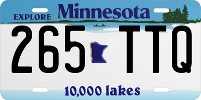 MN license plate 265TTQ