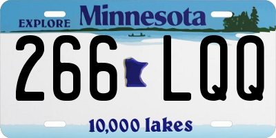 MN license plate 266LQQ