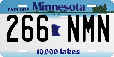 MN license plate 266NMN