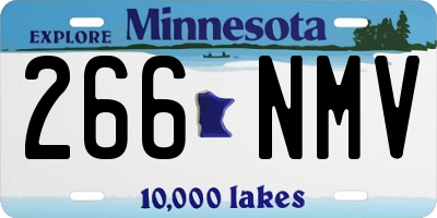 MN license plate 266NMV