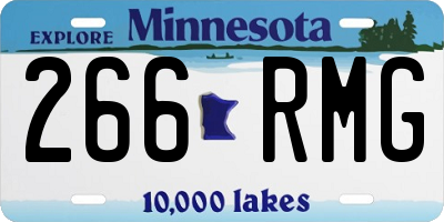 MN license plate 266RMG