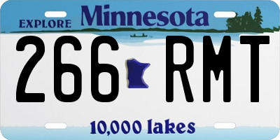 MN license plate 266RMT