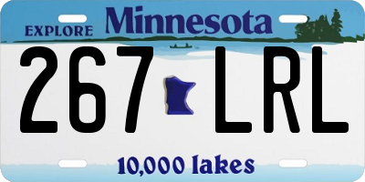 MN license plate 267LRL