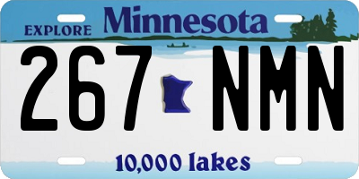 MN license plate 267NMN