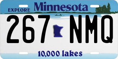 MN license plate 267NMQ