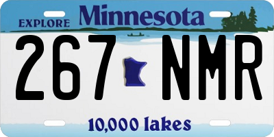 MN license plate 267NMR