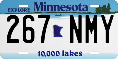MN license plate 267NMY