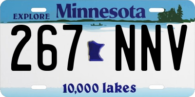MN license plate 267NNV