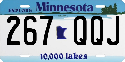 MN license plate 267QQJ