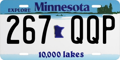 MN license plate 267QQP