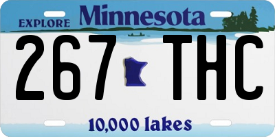 MN license plate 267THC