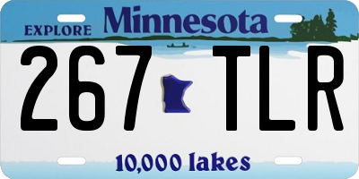 MN license plate 267TLR