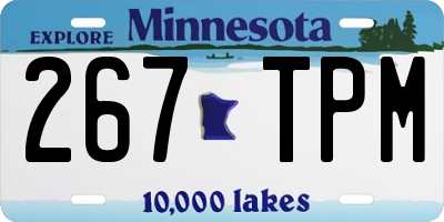 MN license plate 267TPM
