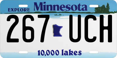 MN license plate 267UCH