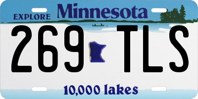 MN license plate 269TLS