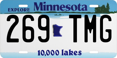 MN license plate 269TMG