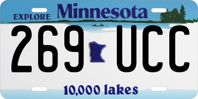 MN license plate 269UCC