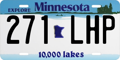 MN license plate 271LHP