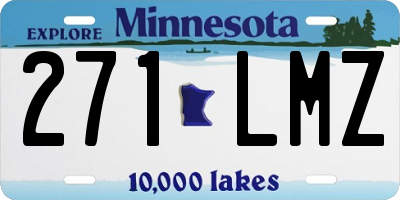 MN license plate 271LMZ