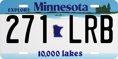 MN license plate 271LRB